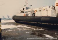 AP1-88 hovercraft with the Scandinavian company SAS -  (credit: The <a href='http://www.hovercraft-museum.org/' target='_blank'>Hovercraft Museum Trust</a>).